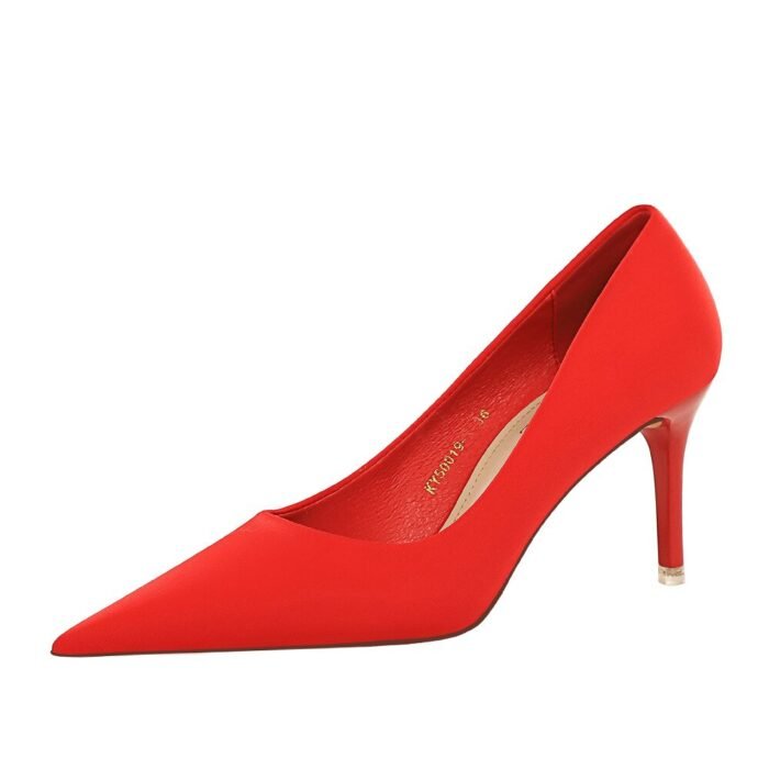 18249-A2Versatile fashion sexy pointed women's shoes-Bigtree shoes - Image 2