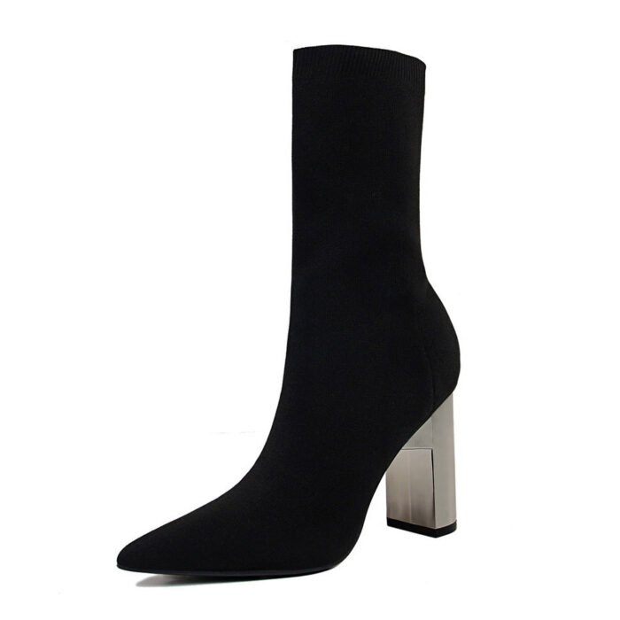 3128-2European and American Style Versatile Fashion Women's Shoes-Bigtree shoes - Image 4