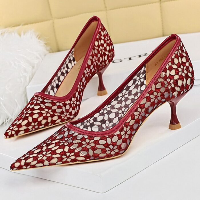 1961-5European and American Style Versatile Fashion Women's Shoes-Bigtree shoes - Image 1
