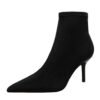 8788-1Fashion high heel women's pointed shoes-Bigtree shoes