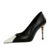 869-8Simple and fashionable European and American pointed women's shoes-Bigtree shoes