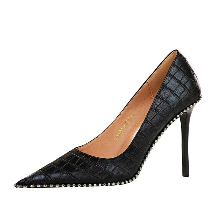 9611-8Elegant and pointy women's fashion shoes-Bigtree shoes - Image 2