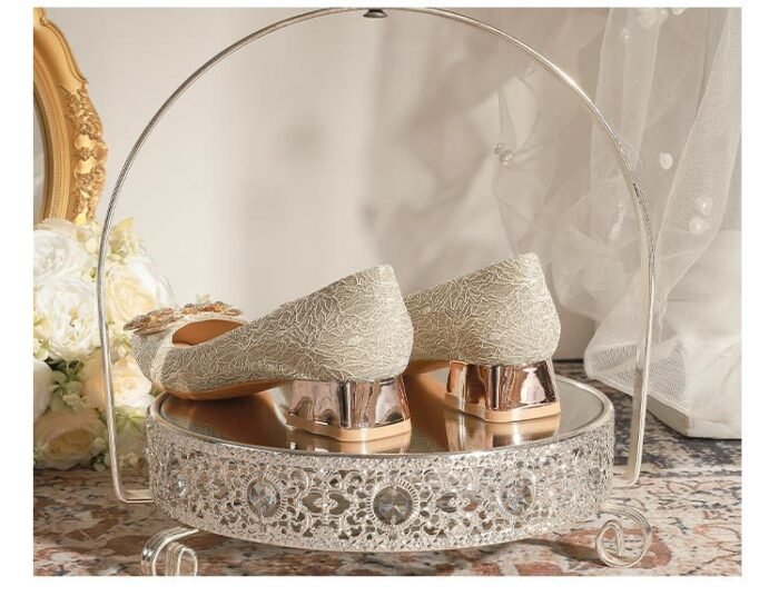 3118-6 Bridal Wedding Shoes Not Tired Women's French Flat Pointed Lace Elegant Single-Layer Shoes Pregnant Women Can Wear Daily - Image 14