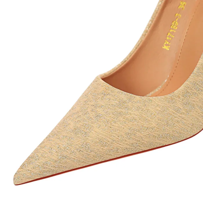 17189-3Sexy European and American pointed women's shoes-Bigtree shoes - Image 3