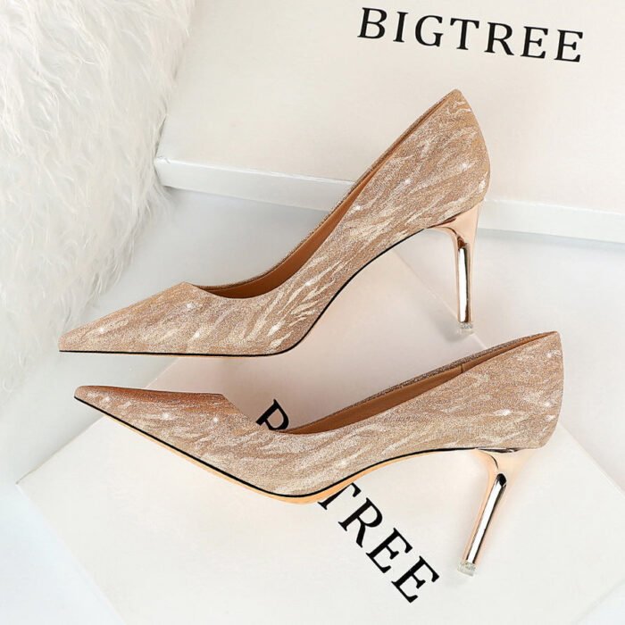1829-A1European and American Style Versatile Fashion Women's Shoes-Bigtree shoes - Image 2