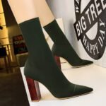 3129-3Fashion high heel women's pointed shoes-Bigtree shoes