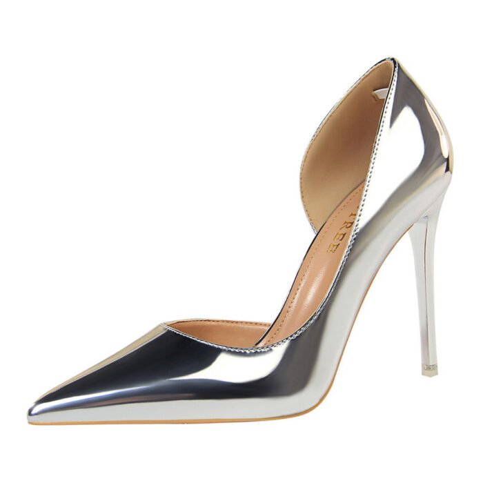 18188-1Fashion high heel women's pointed sexy shoes-Bigtree shoes - Image 2