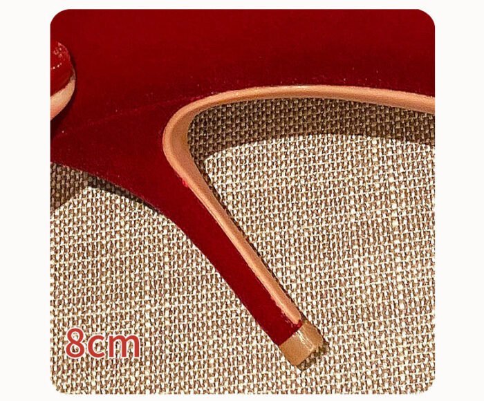 Runnig heels Runnig heels 878-43 Wedding Shoes Bridal Shoes Wedding Dress Red High Heels Women's Shoes Large and Small Size - Image 7