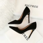 1829-5Simple and fashionable European and American pointed women's shoes-Bigtree shoes - Image 2