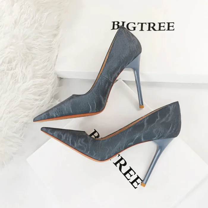 3169-2Sexy European and American pointed women's shoes-Bigtree shoes - Image 2