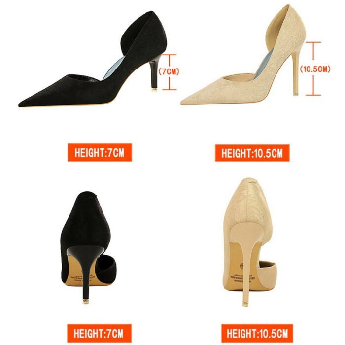 6168-A1High heels sexy party shoes fashion wedding shoes stiletto shoes-Bigtree shoes - Image 3