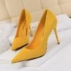fd5fe0c4b1715a2d7509137837fb7053 825-3 European and American pointed women's shoes-Bigtree shoes